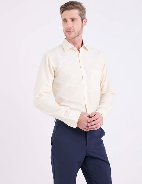 Camisa de vestir manga larga para hombre 1