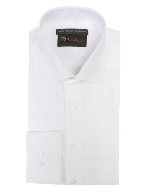 Camisa de vestir de algodón manga larga para hombre 1