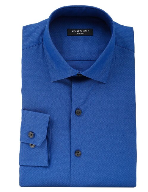 camisa azul rey hombre