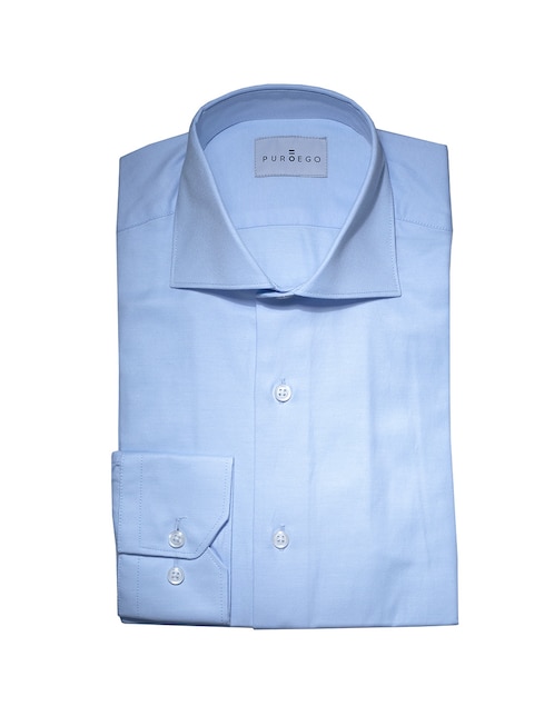 Camisa de vestir Puroego de manga larga para hombre