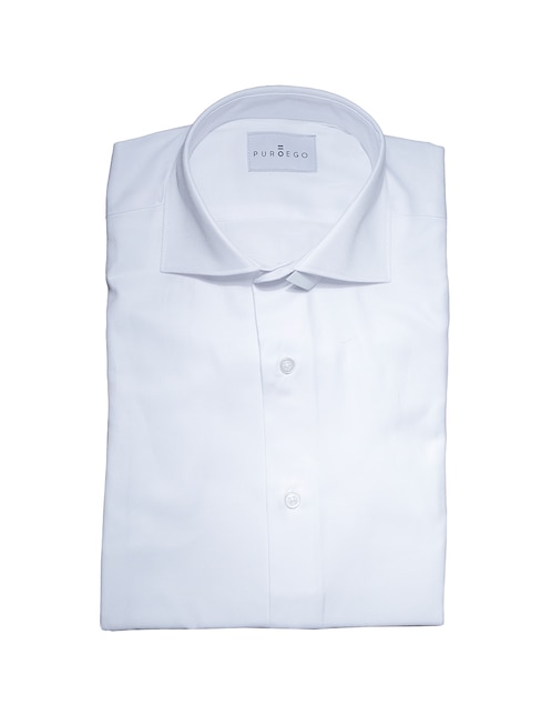 Camisa de vestir Puroego de manga larga para hombre
