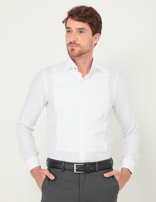 Camisa de vestir manga larga para hombre 1