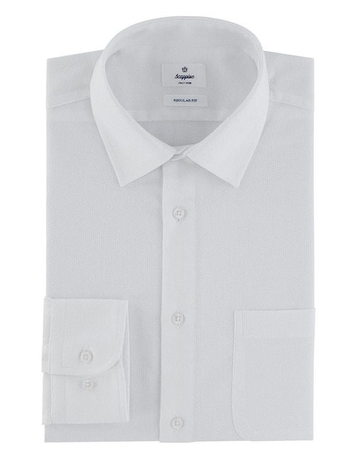Camisa de vestir Scappino de algodón manga larga para hombre