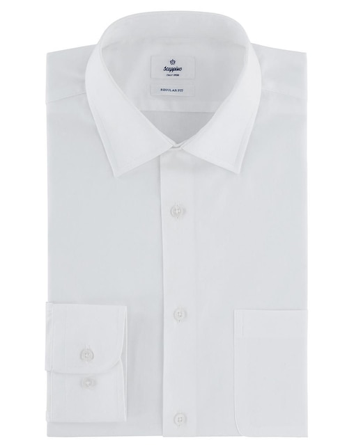 Camisa de vestir Scappino de algodón manga larga para hombre