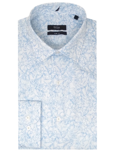 Camisa de vestir Nautica manga larga para hombre