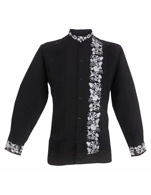 "guayabera" "manga" larga teya artesanal "para" hombre