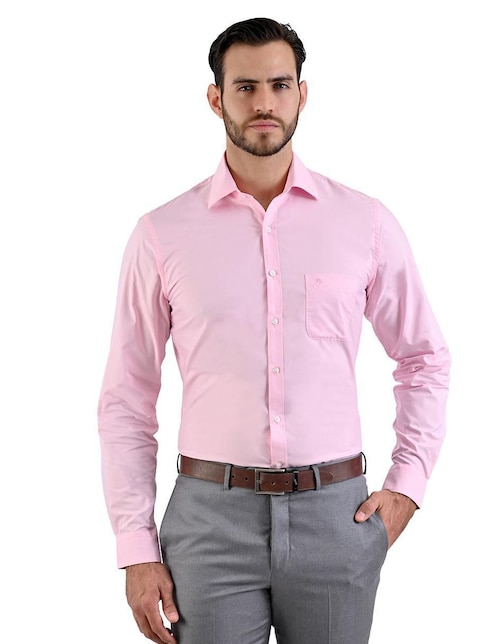 Camisa de vestir Michel Blanc manga larga para hombre
