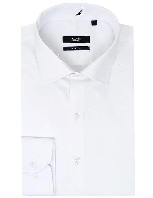 Camisa de vestir formal de algodón manga larga para hombre 1