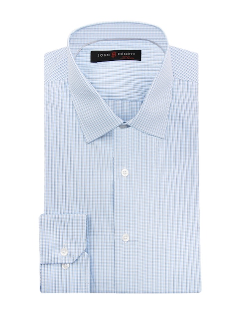JOHN HENRY Camisa de vestir John Henry manga larga para hombre
