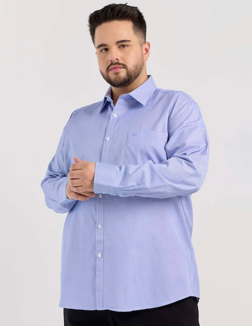 Camisa de vestir Oscar de la Renta manga larga para hombre