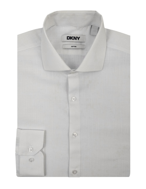 Camisa formal de poliéster y algodón manga larga para hombre 1