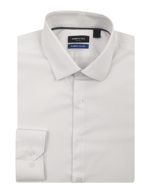 Camisa de vestir de bambú manga larga para hombre 1