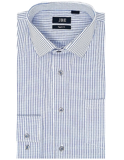 Camisa de vestir Jbe de algodón manga larga para hombre