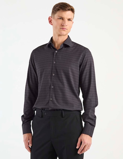 Camisa de vestir manga larga para hombre