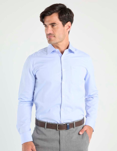Camisa de vestir Oscar De La Renta manga larga para hombre