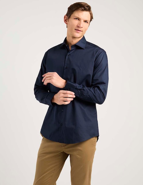 Camisa de vestir manga larga para hombre 1