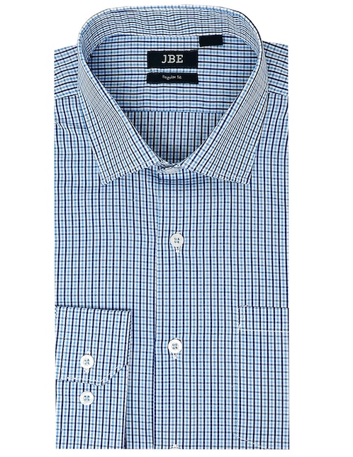 Camisa formal JBE de algodón manga larga para hombre
