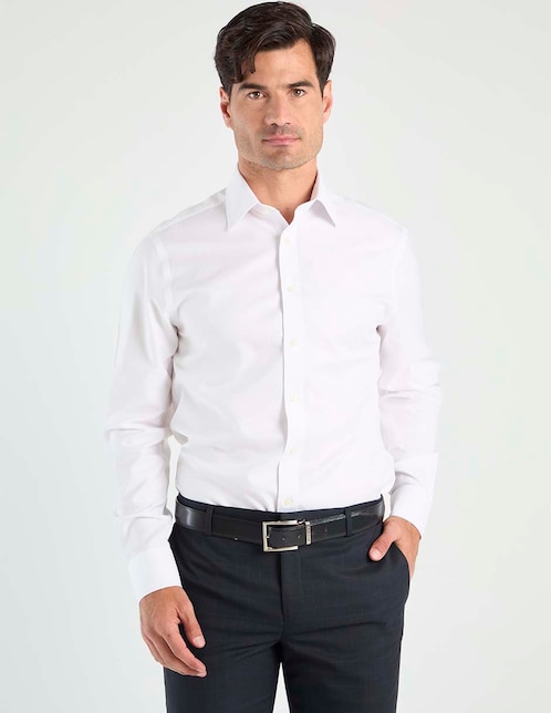 Camisa de vestir manga larga para hombre 1