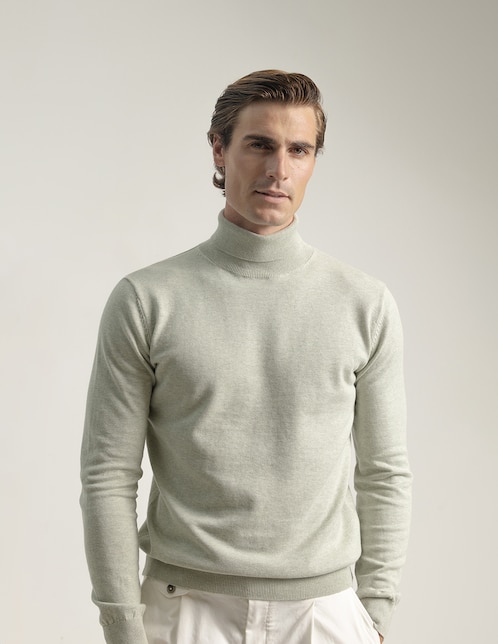 Suéter Puroego cuello tortuga para hombre