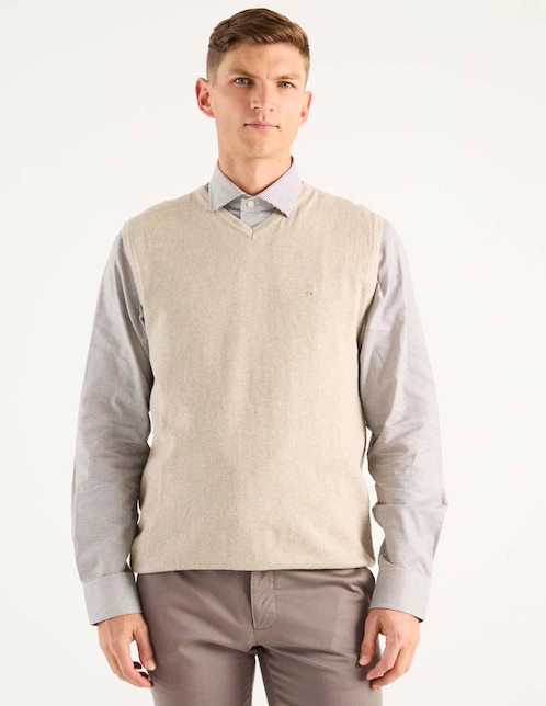 Suéter Puroego cuello V para hombre