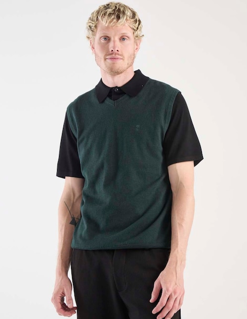 Suéter Puroego cuello V para hombre