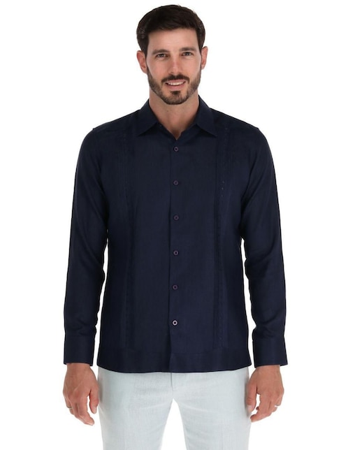 Guayabera manga larga Camasha para hombre