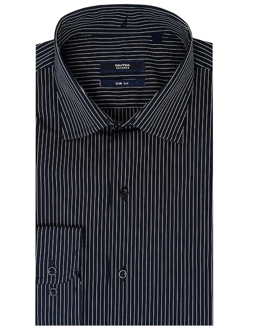 Camisa de vestir Nautica manga larga para hombre