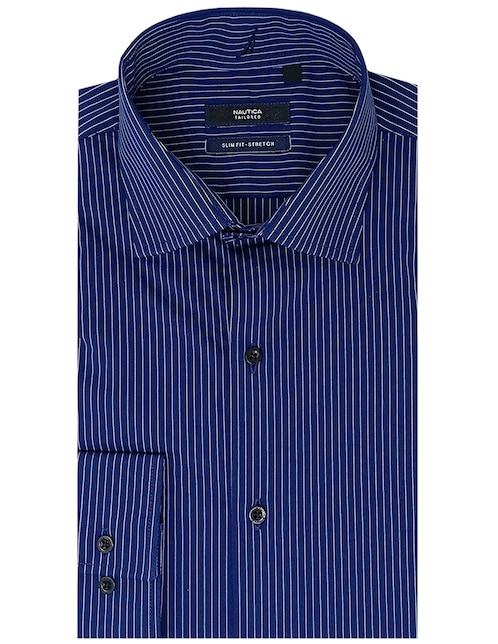 Camisa de vestir Nautica manga larga para hombre