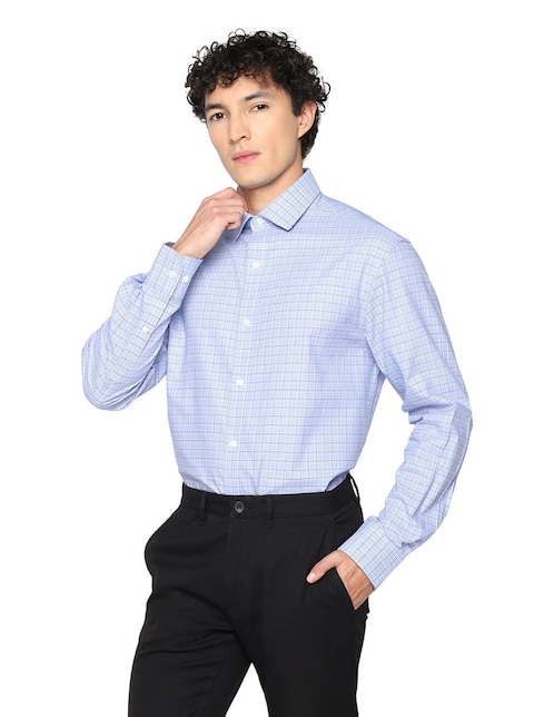 Camisa de vestir Tommy Hilfiger de algodón manga larga para hombre