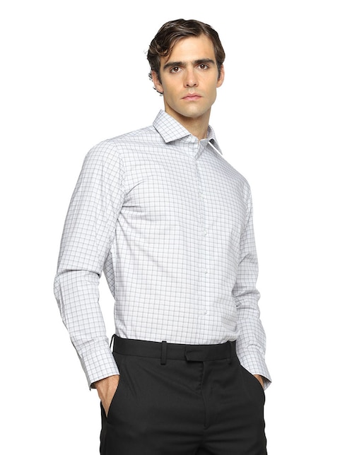Camisa de vestir de algodón manga larga para hombre 1