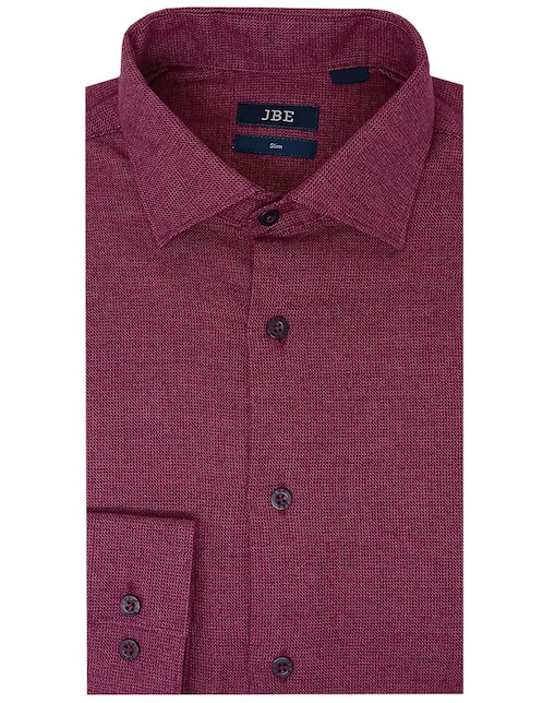 Camisa de vestir JBE de algodón manga larga para hombre