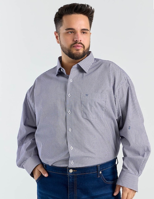 Camisa de vestir manga larga para hombre 1