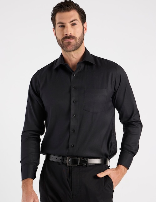 Camisa de vestir de manga larga para hombre 1