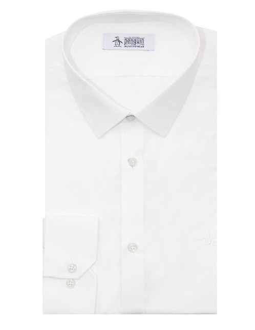 Camisa de vestir Original Penguin de Bambú manga larga para hombre