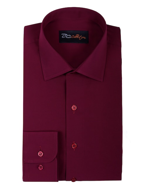 Camisa de vestir L.P.C. de bambú manga larga para hombre