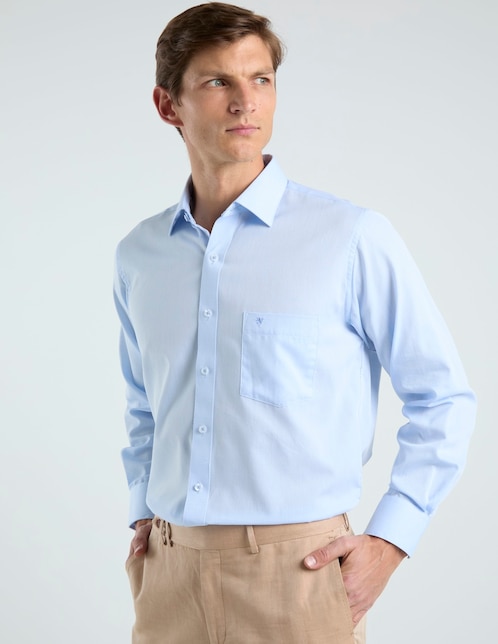 Camisa de vestir manga larga para hombre 1