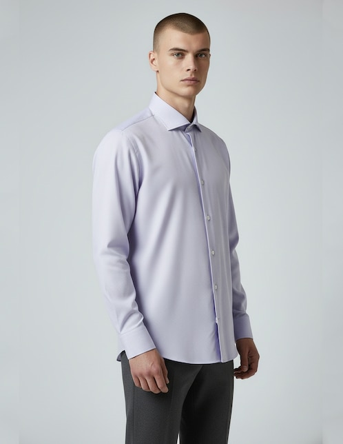 Camisa de vestir DKNY C de algodón manga larga para hombre