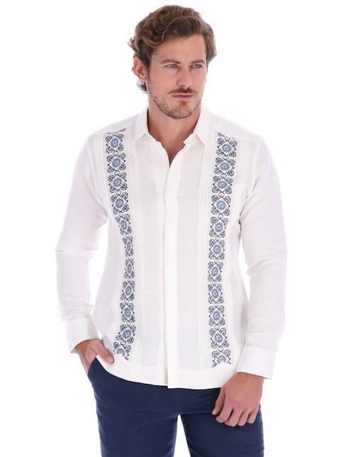 Guayabera manga larga Camasha para hombre