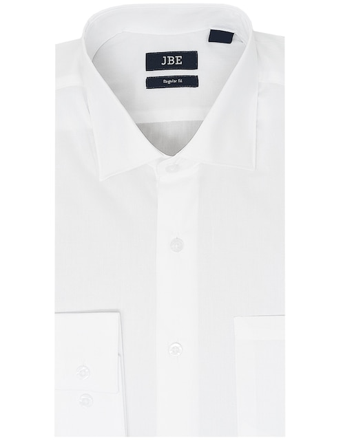 Camisa de vestir JBE algodón manga larga para hombre