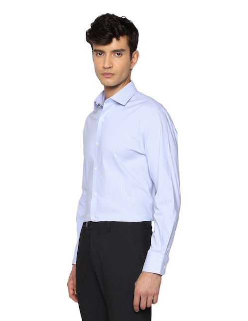 Camisa formal de algodón manga larga para hombre 1