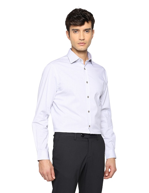 Camisa formal de algodón manga larga para hombre 1
