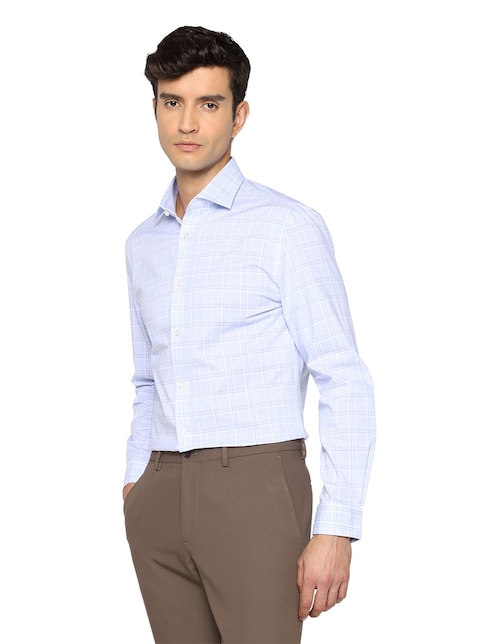 Camisa formal Michael Kors de algodón manga larga para hombre