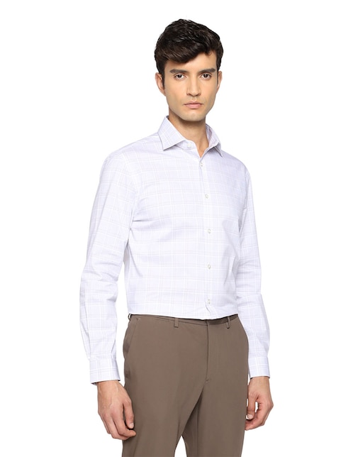 Camisa formal de algodón manga larga para hombre 1
