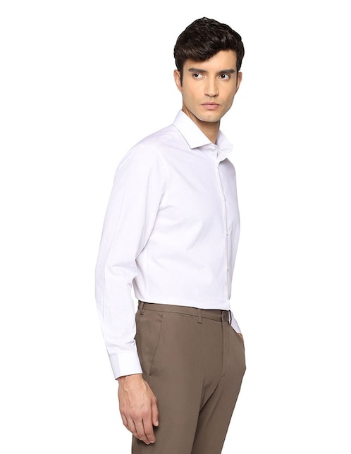 Camisa formal de algodón manga larga para hombre 1