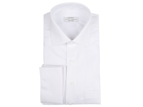 Camisa De Vestir L.P.C. De Algodón Manga Larga Para Hombre