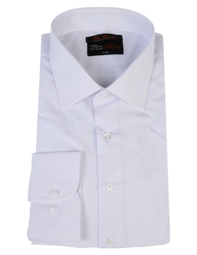 Camisa De Vestir L.P.C. De Manga Larga Para Hombre