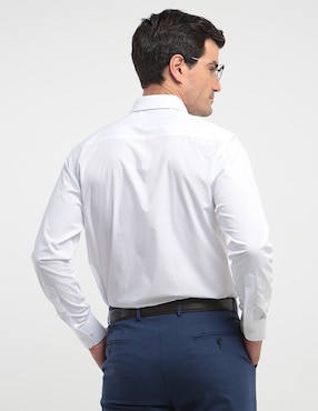 Camisa de vestir L.P.C. de bambú manga larga para hombre