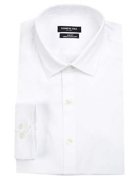 Camisa De Vestir Kenneth Cole De Algodón Manga Larga Para Hombre