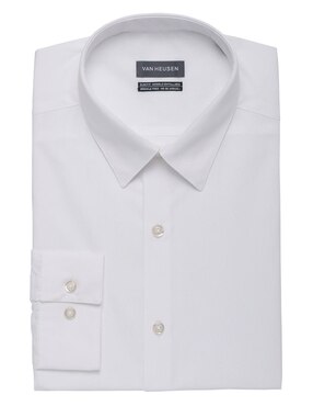 Camisa de vestir Van Heusen cuello italiano corte slim fit manga larga  blanca en Liverpool