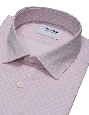 Camisa casual Tm Lewin de algodón manga larga para hombre